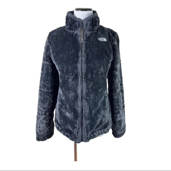 The North Face Black Puffer Jacket Women’s S Reversible Paint Splatter Workwear - Picture 3 of 10